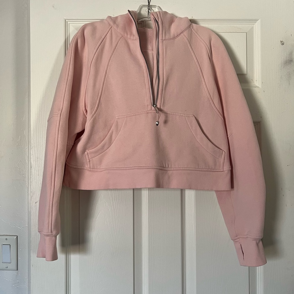 Lululemon Pink Scuba Half Zip